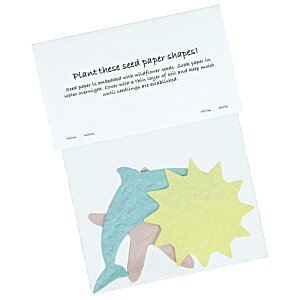 Additional Image 1 - a paper with a picture of a dolphin and sun