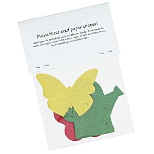 Additional Image 1 - a paper with yellow and green butterfly shapes