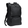 a black backpack with straps