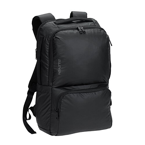 Additional Image 1 - a black backpack with straps