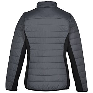 Additional Image 1 - a back view of a black jacket