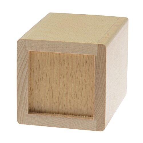 Additional Image 2 - a white cube with a clear window