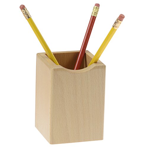 Additional Image 3 - a pencils in a wooden container