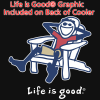 View Image 6 of 6 of Life is Good Koozie® Party Cooler - Full Color - Adirondack
