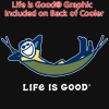 View Image 6 of 6 of Life is Good Koozie® Party Cooler - Full Color - Hammock