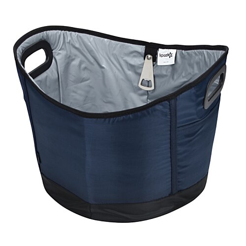 Additional Image 2 - a blue and black basket