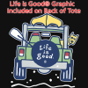 View Image 3 of 3 of Life is Good Grocery Tote - Full Color - 4WD