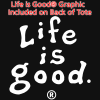 View Image 3 of 3 of Life is Good Grocery Tote - LIG