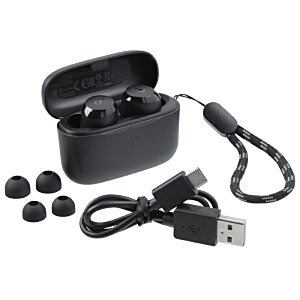 Additional Image 2 - a black earbuds and a cord