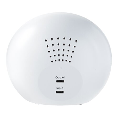 Additional Image 2 - a white round object with a speaker