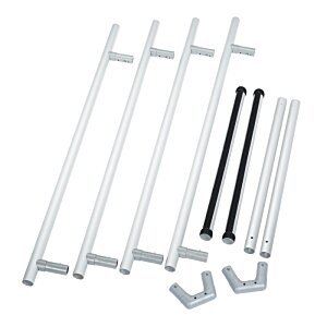 Additional Image 4 - a white metal bars with black stripes
