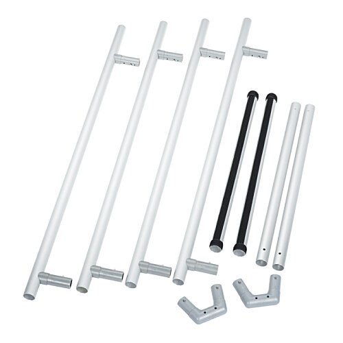Additional Image 4 - a white metal bars with black stripes
