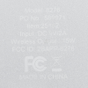 a white text on a white surface