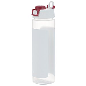 Additional Image 2 - a white water bottle with a red lid