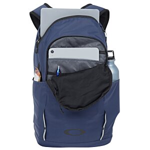Additional Image 1 - a blue backpack with a black pocket