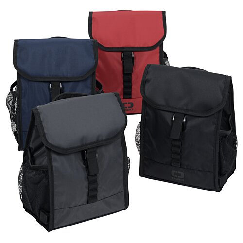 Additional Image 6 - a group of black and red backpacks