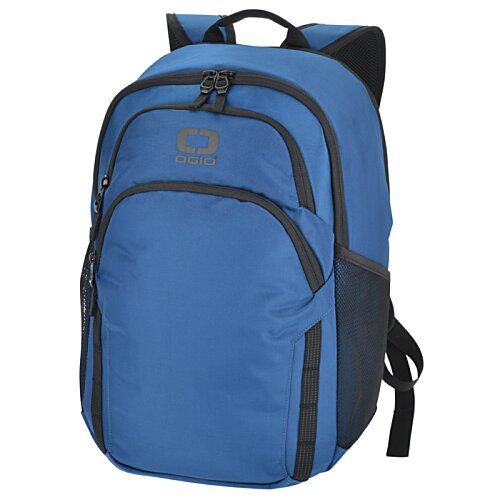 Additional Image 1 - a blue backpack with black straps