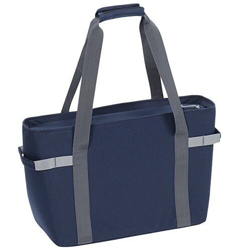 Additional Image 1 - a blue bag with grey straps