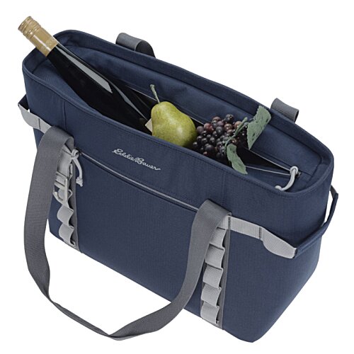 Additional Image 4 - a blue bag with a bottle of wine inside