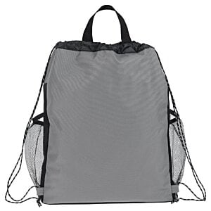 Additional Image 1 - a grey backpack with straps