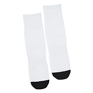 Sublimated Low-Cut Ankle Crew Socks - Men's - Full Color 167638-M ...