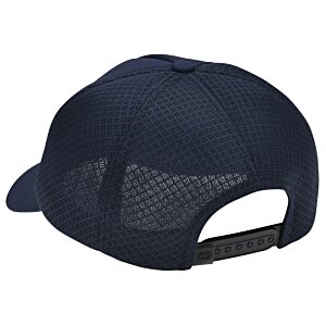Additional Image 1 - a black hat with a mesh back