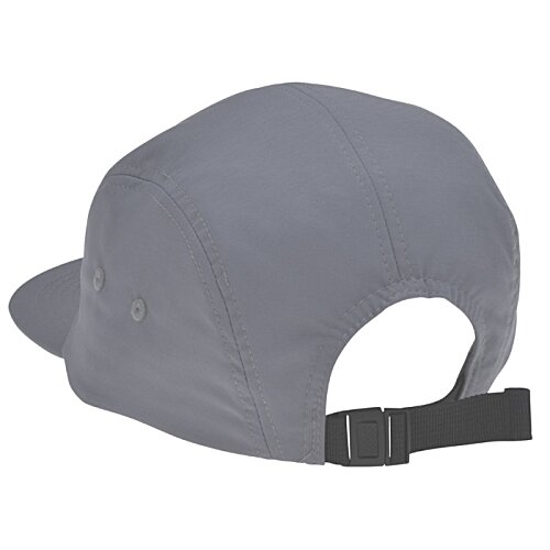 Additional Image 1 - a grey hat with a black strap