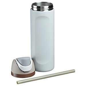 Additional Image 2 - a white and silver thermos