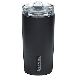 Additional Image 5 - a black tumbler with a clear lid