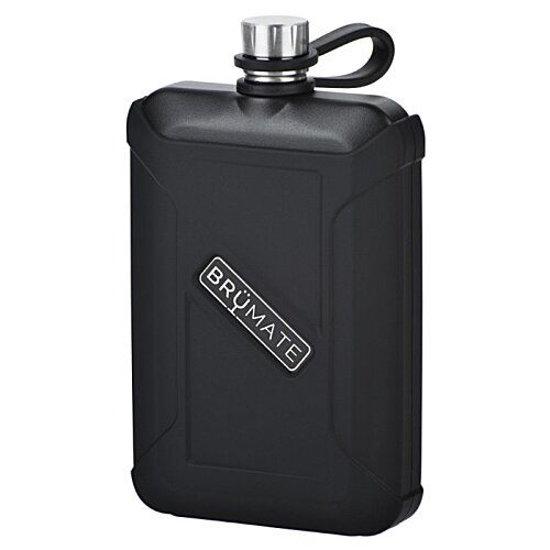 Additional Image 1 - a black flask with a strap