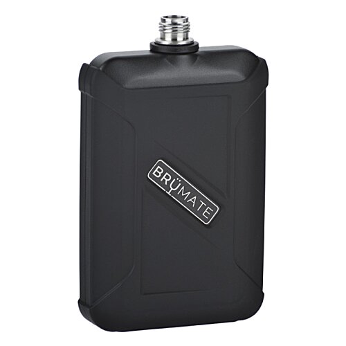 Additional Image 2 - a black flask with a silver handle
