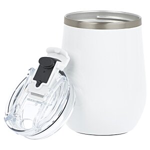 Additional Image 4 - a white cup with a silver lid