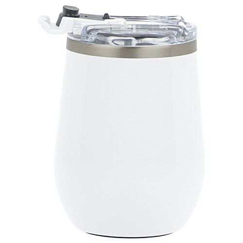 Additional Image 3 - a white and silver cup