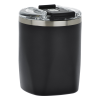 a black and silver container