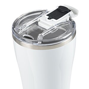 Additional Image 3 - a white and silver cup