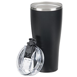 Additional Image 2 - a black cup with a silver lid