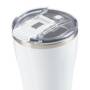 Additional Image 2 - a white and silver tumbler