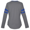 View Image 2 of 3 of Intermission Stripe Long Sleeve V-Neck T-Shirt - Ladies'