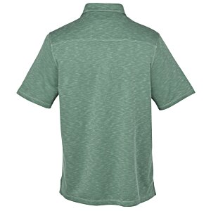 Additional Image 1 - a back view of a green shirt