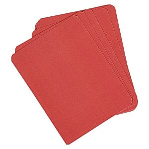 Additional Image 1 - a red card with a white background