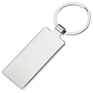 Additional Image 1 - a white keychain with a ring