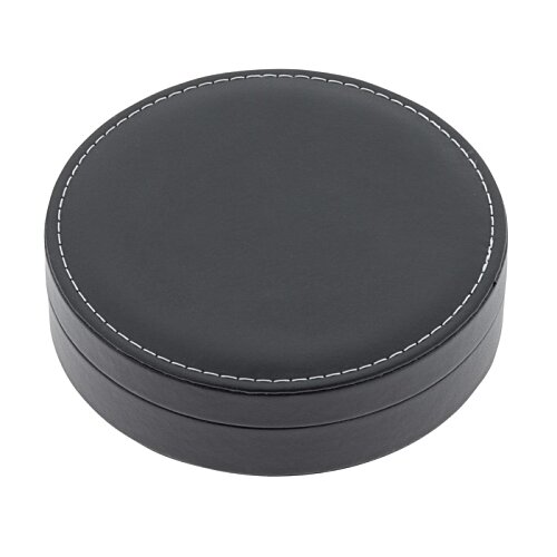 Additional Image 2 - a black circular object with a round surface