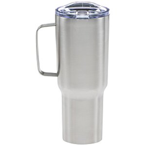 Additional Image 2 - a silver and blue mug