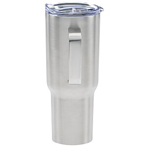 Additional Image 3 - a white cup with a blue lid