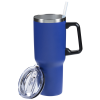 View Image 2 of 5 of Mammoth Vacuum Mug with Straw - 40 oz. - Colors