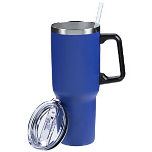 Additional Image 1 - a blue and black coffee mug