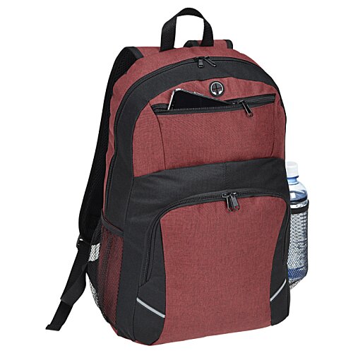 Additional Image 1 - a red and black backpack