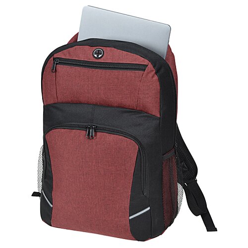 Additional Image 2 - a red and black backpack