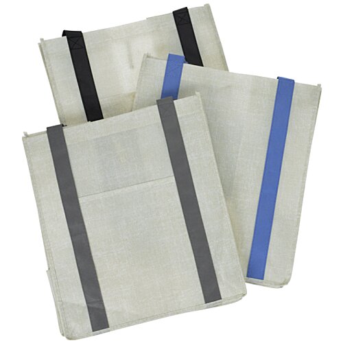 Additional Image 3 - a group of white and blue towels