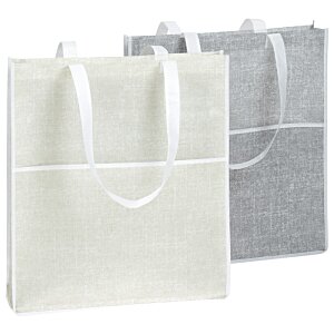 Additional Image 2 - a white and grey shopping bags